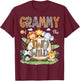 Grammy Of The Two Wild 2Nd Birthday Safari Animal Lover T-Shirt - T-Shirt | Maroon
