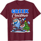 Greece Dabbing Santa Christmas Greece Flag for Kids T-Shirt - T-Shirt | Maroon
