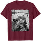 Funny Cat Selfie with Rottweiler, Funny Dog and cat Gangster T-Shirt - T-Shirt | Maroon