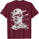 Mummy Costume Halloween Graphic Art Mummy T-Shirt - T-Shirt | Maroon