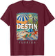 Destin Florida FL Beach Bliss SD821 T-Shirt - T-Shirt | Maroon