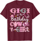 Gigi Of The Birthday Cow-Girl Rodeo Gigi Bday Party T-Shirt - T-Shirt | Maroon