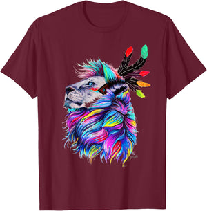 Cool Lion King as a present for animal lover T-Shirt - T-Shirt | Maroon