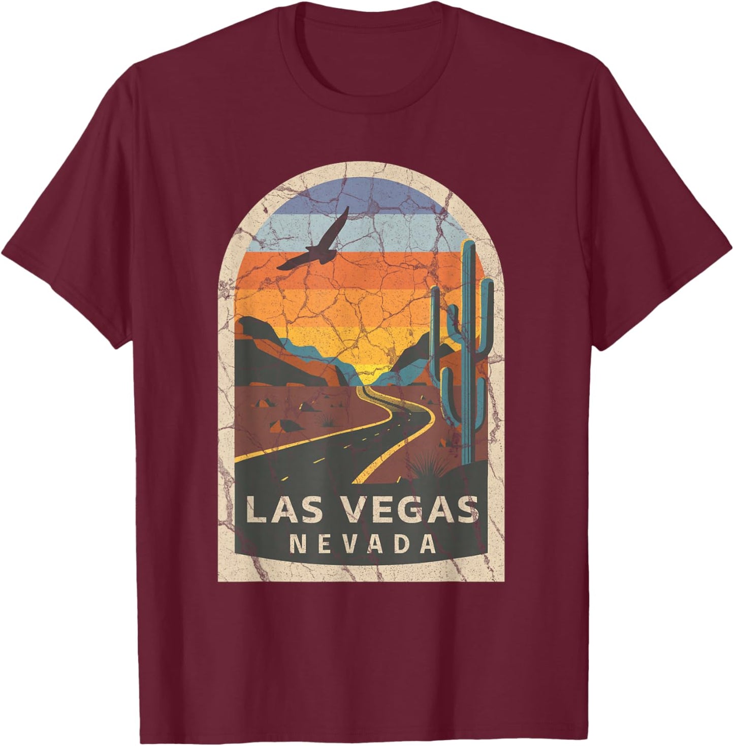 Las Vegas T-Shirt - T-Shirt | Maroon