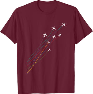 Pilot Commercial Passenger Airplanes Aeroplanes Airline Gift T-Shirt - T-Shirt | Maroon