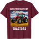 Funny Farm Tractor Saying for Driver Farming & Tractor Lover T-Shirt - T-Shirt | Maroon