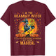I'm The Grammy Witch Like A Normal Grandma Sunflower Pumpkin T-Shirt - T-Shirt | Maroon