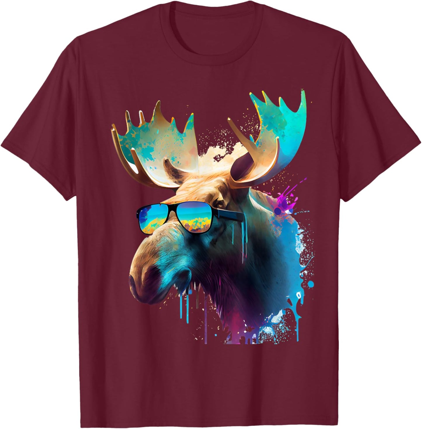 Elk T-Shirt - T-Shirt | Maroon