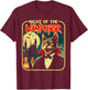Night of The Vampurr Funny Cat Halloween T-Shirt - T-Shirt | Maroon