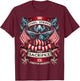 Forever Grateful Veteran Patriotic Military Memorial Day Men T-Shirt - T-Shirt | Maroon
