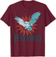 Harry Potter Official Hedwig Portrait - Men's Adult Black Short Sleeve Graphic Applique - Small T-Shirt - T-Shirt | Maroon