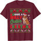 Have A Holly Collie Christmas Collie Dog Ugly Xmas Sweater T-Shirt - T-Shirt | Maroon