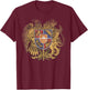 National Emblem Seal Symbol Coat of Arms of Armenia T-Shirt - T-Shirt | Maroon