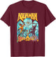 Aquaman And The Lost Kingdom Black Manta Epic Battle T-Shirt - T-Shirt | Maroon