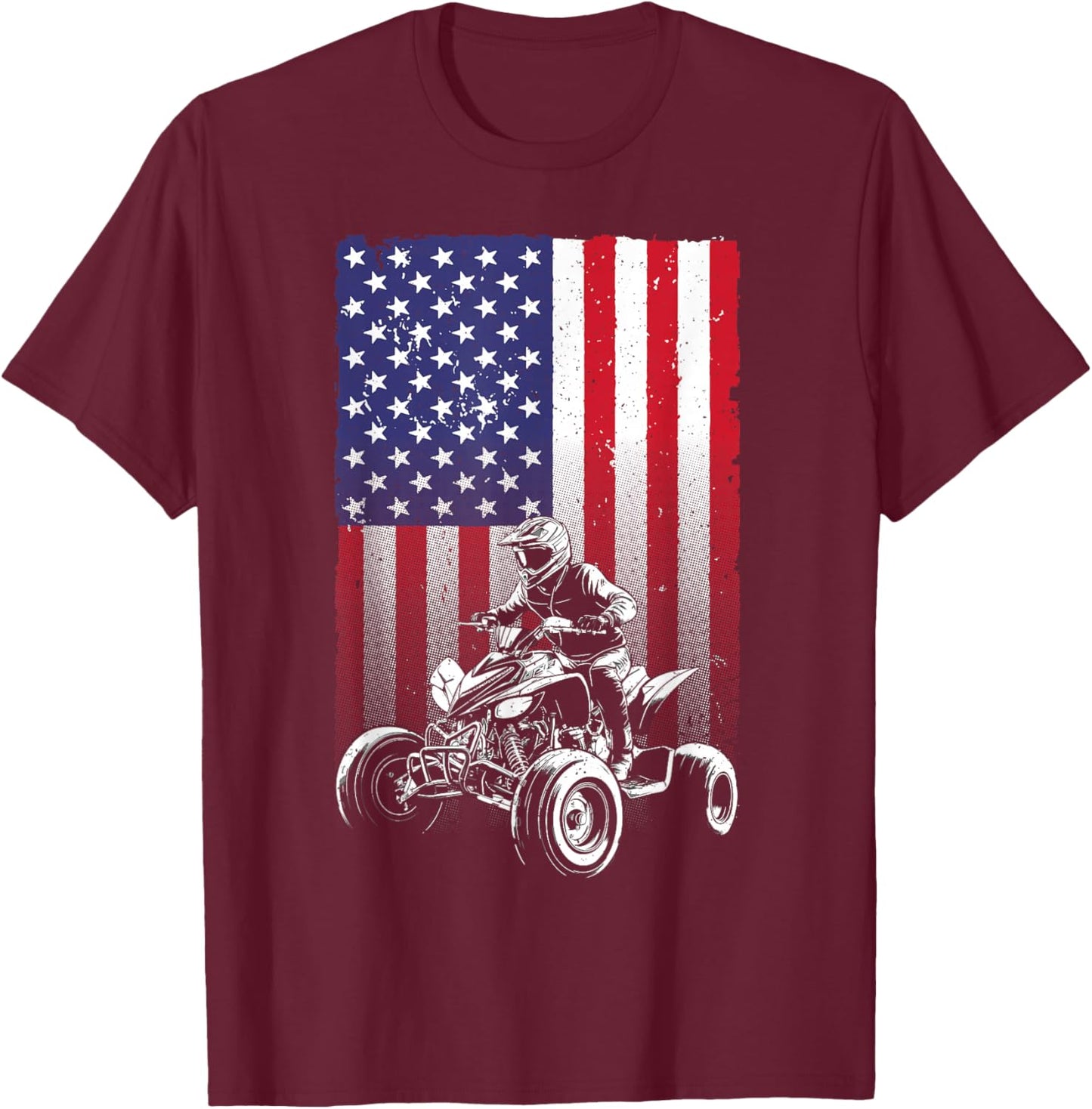 Cool ATV Design Women Off Road Mud Dirt 4 Wheeler T-Shirt - T-Shirt | Maroon