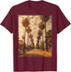 Palm Tree - California T-Shirt - T-Shirt | Maroon