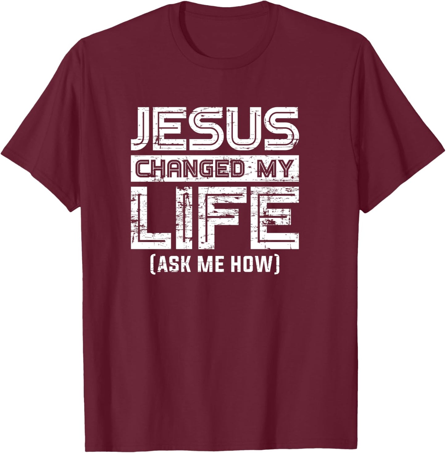 Jesus Lord Christianity Faith Gift God Savior Jesus T-Shirt - T-Shirt | Maroon