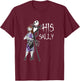 Disney The Nightmare Before Christmas His Sally T-Shirt - T-Shirt | Maroon
