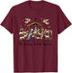 A Thrill Of Hope The Weary World Rejoices Nativity Christmas T-Shirt - T-Shirt | Maroon
