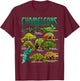 Chameleons of The World Educational Reptile Lizard Lover T-Shirt - T-Shirt | Maroon