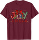 Joy To The World Christian Christmas Coquette Oh Holy Night T-Shirt - T-Shirt | Maroon