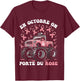 In October We Wear Pink Breast Cancer October Pink , Black, S T-Shirt - T-Shirt | Maroon