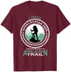 I Hiked A Small Section Of The Appalachian Trail T-Shirt - T-Shirt | Maroon