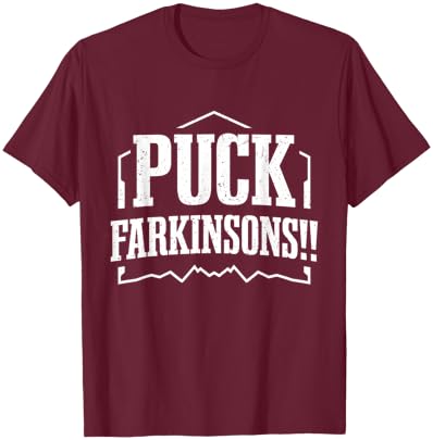 Parkinson's Disease Awareness Puck Farkinsons Parkinson's T-Shirt - T-Shirt | Maroon