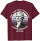 Crap That's Due Tomorrow Thomas Jefferson Funny 4th Of July T-Shirt - T-Shirt | Maroon