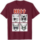 Retro Fox Rock Music Band Concert Men Kids Women Funny Fox T-Shirt - T-Shirt | Maroon
