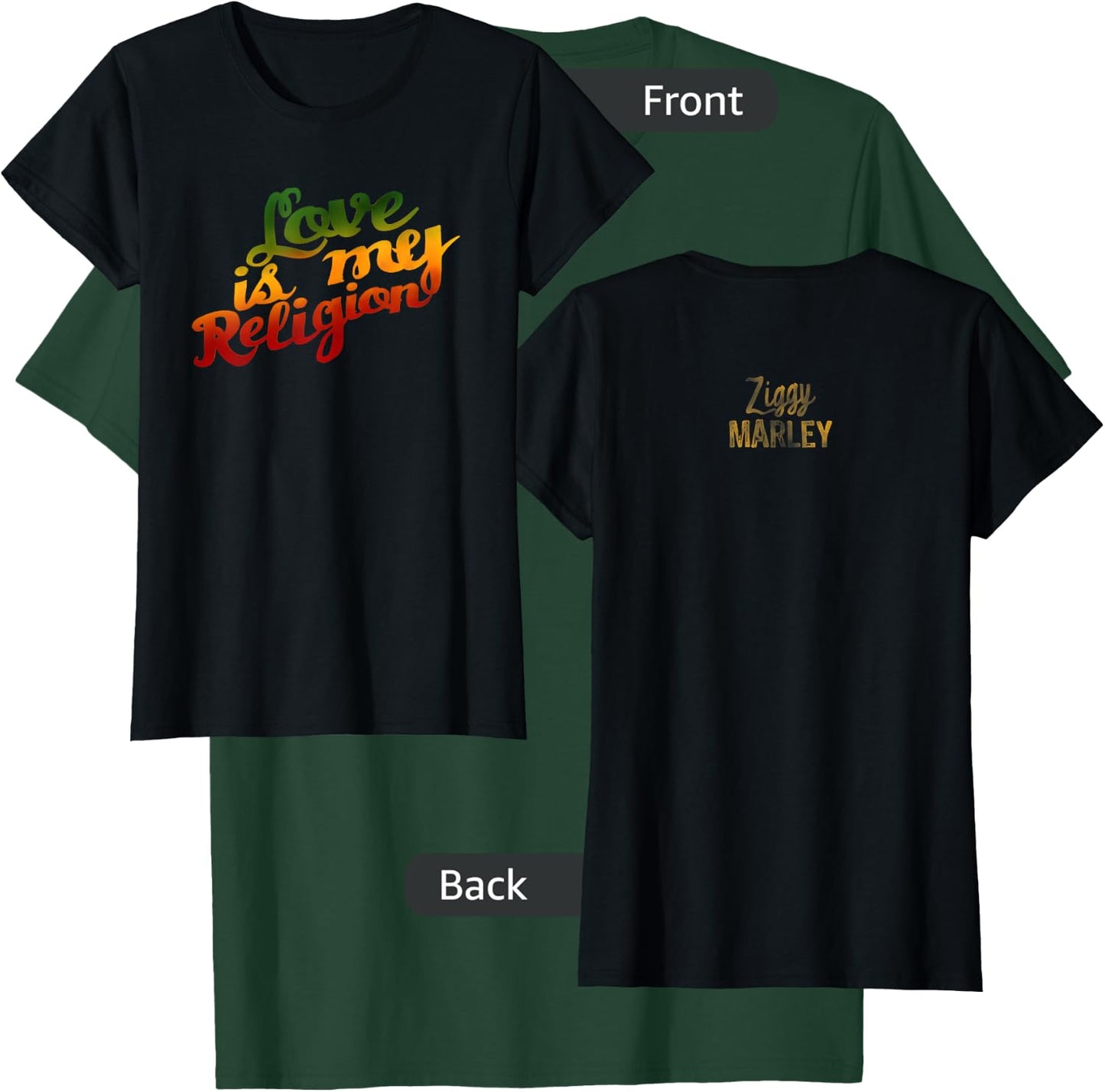 Ziggy Marley - Official Merchandise - Love Is My Religion T-Shirt - T-Shirt | Forest