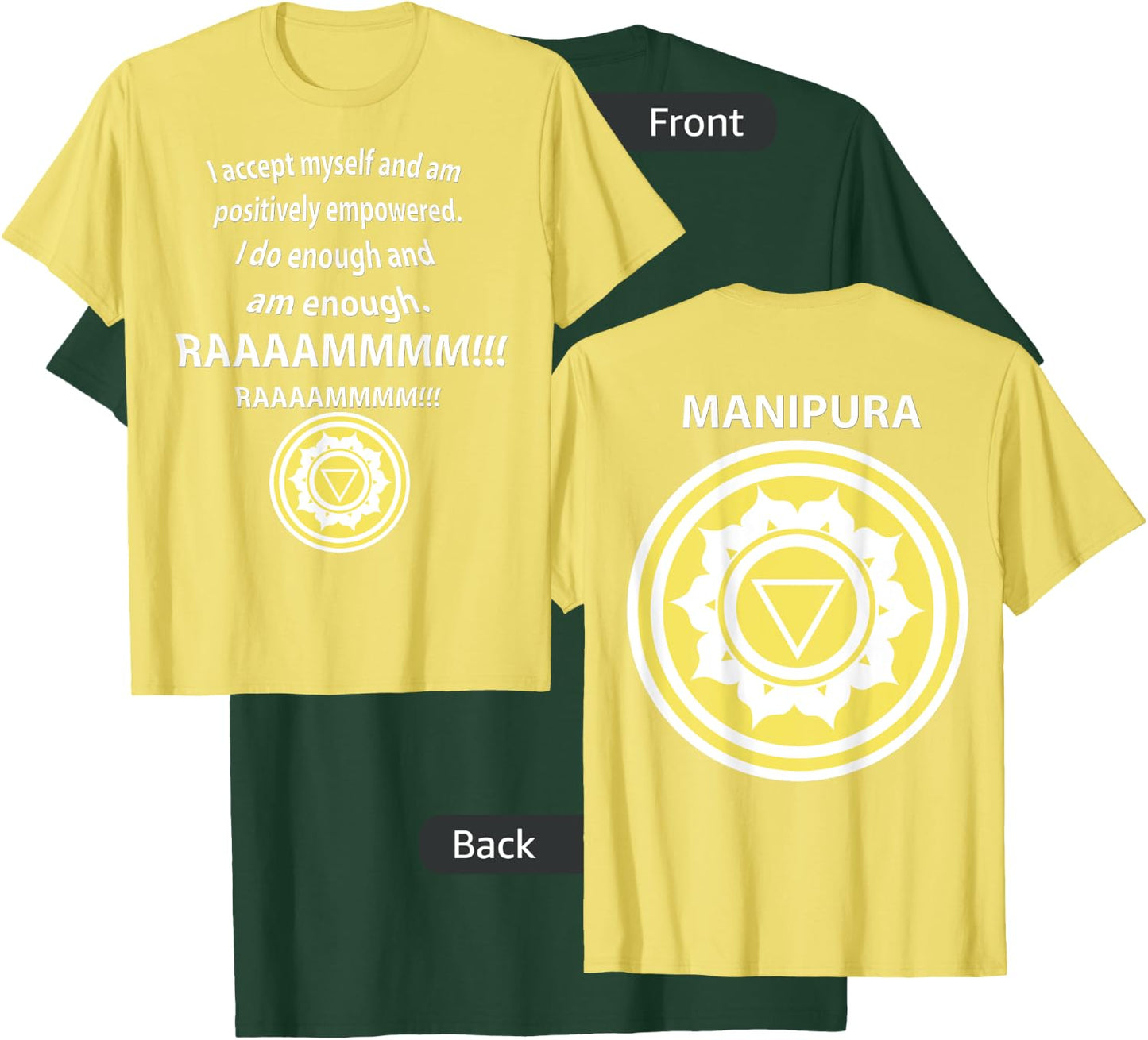 SOLAR PLEXUS CHAKRA MANIPURA Tantra Yoga MEDITATION T-Shirt - T-Shirt | Forest