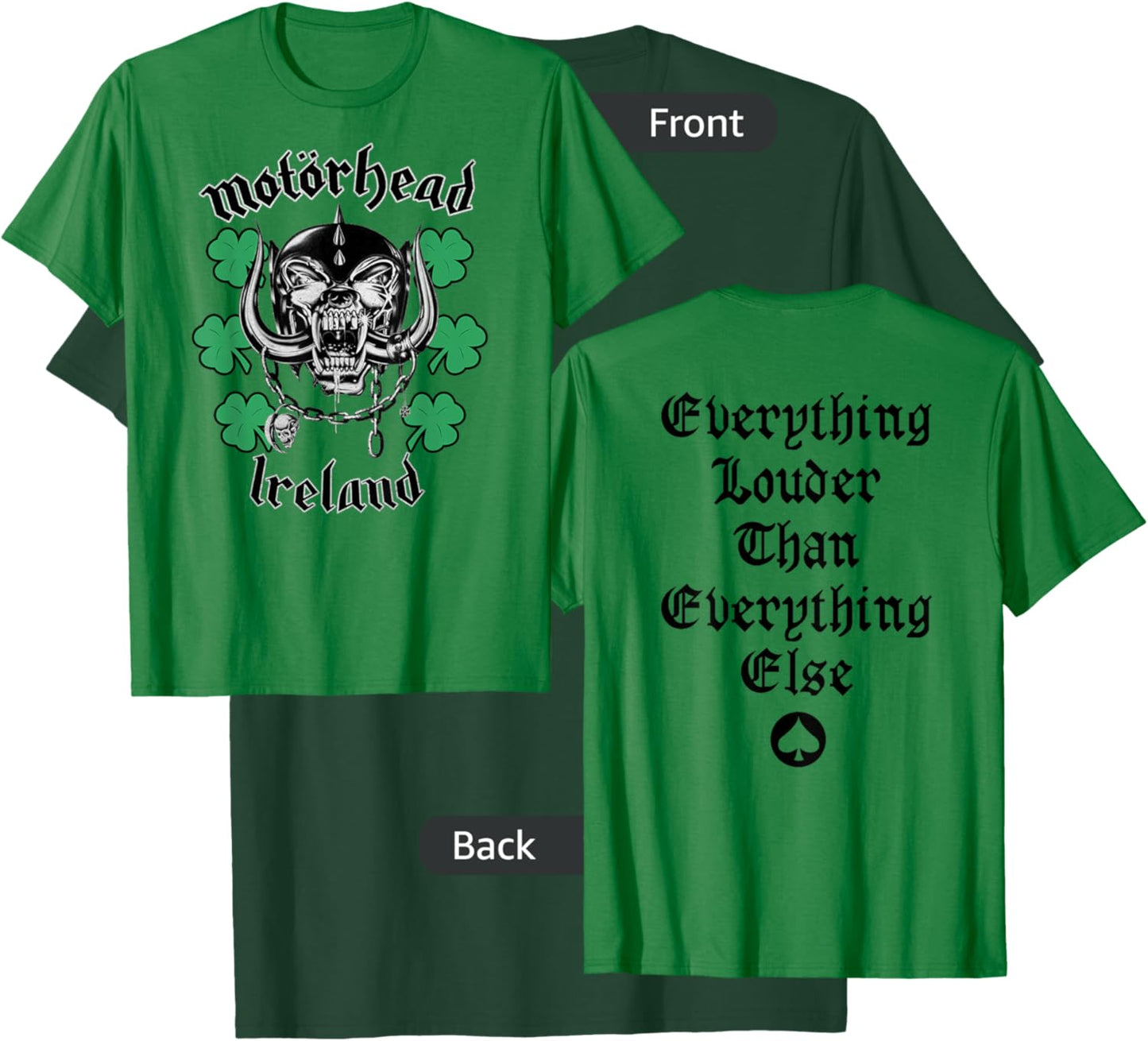 Motörhead – Multi Shamrock Warpig T-Shirt - T-Shirt | Forest