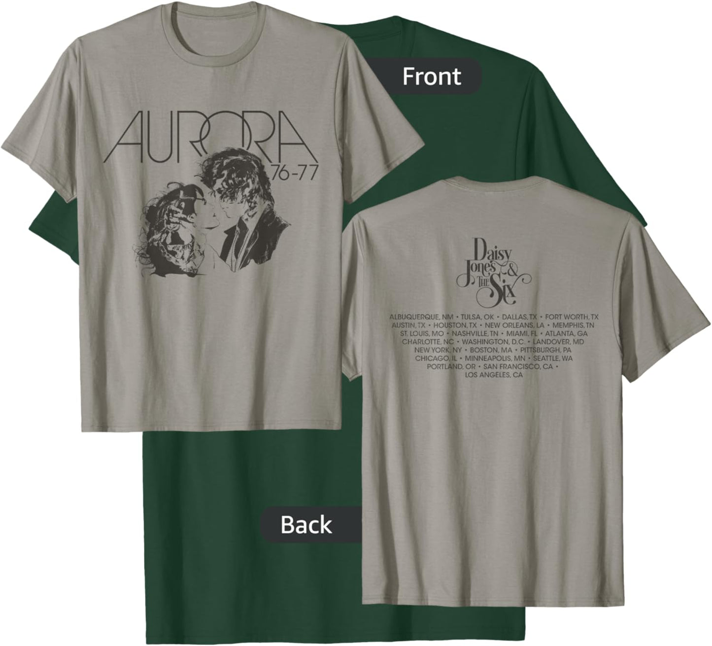 Daisy Jones & the Six - Aurora Vintage T-Shirt - T-Shirt | Forest