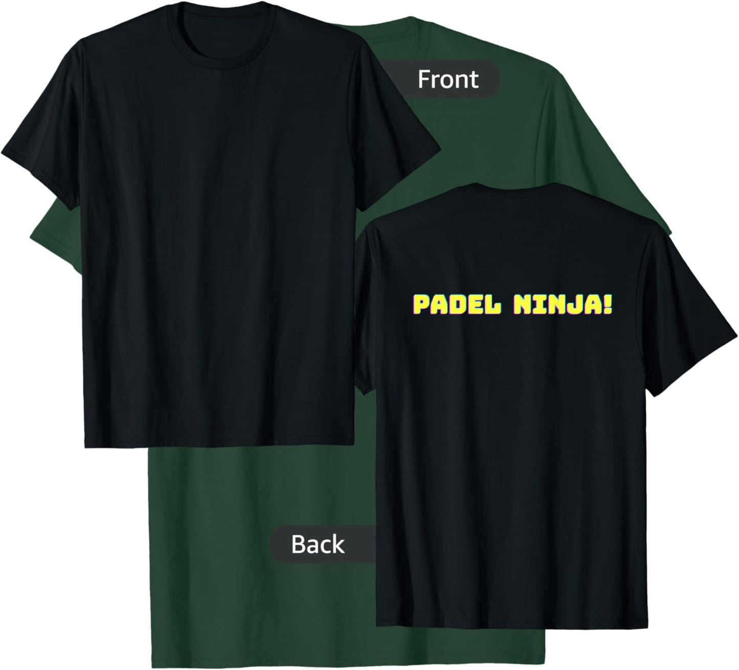 Padel ninja! cute funny padel tennis gift T-Shirt - T-Shirt | Forest