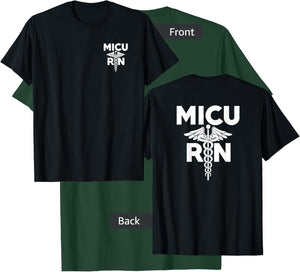 MICU Registered Nurse Intensive Care Unit RN Staff T-Shirt - T-Shirt | Forest