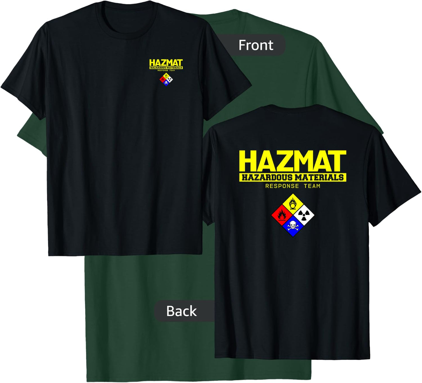 HAZMAT Hazardous Material Response Team Technician T-Shirt - T-Shirt | Forest