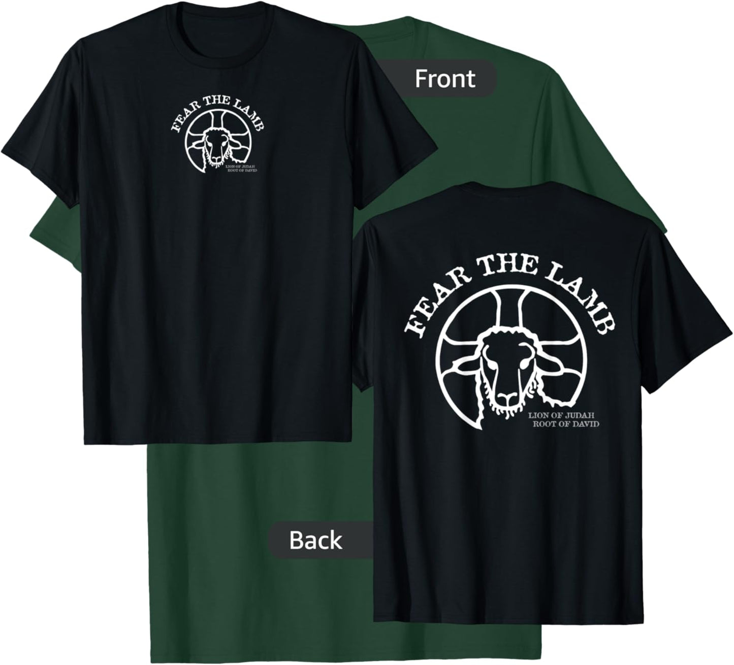 Fear the Lamb of God Jesus revelation rapture Christian T-Shirt - T-Shirt | Forest