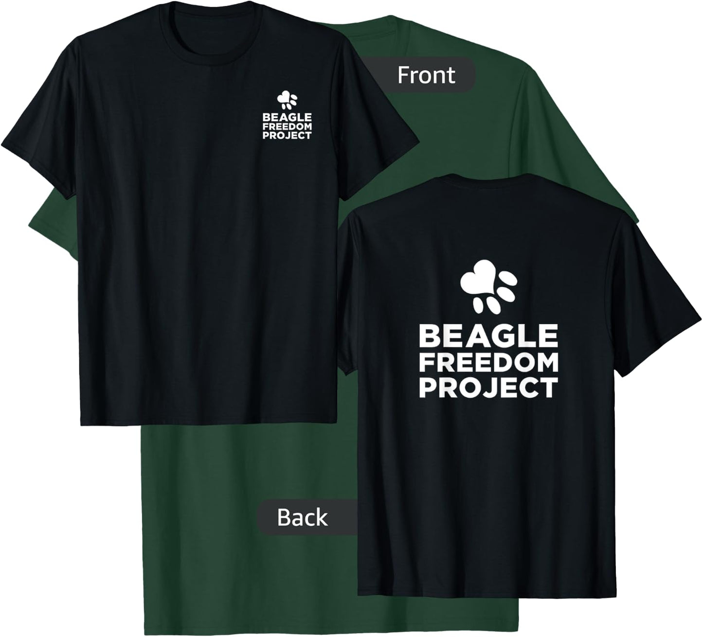 Beagle Freedom Project- Rescue Dogs- Free the beagles T-Shirt - T-Shirt | Forest