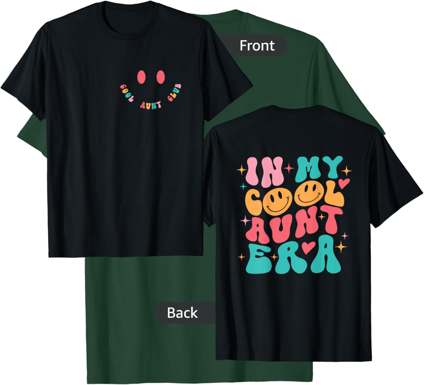 Retro In My Cool Aunt Era - Cool Aunt Club T-Shirt - T-Shirt | Forest