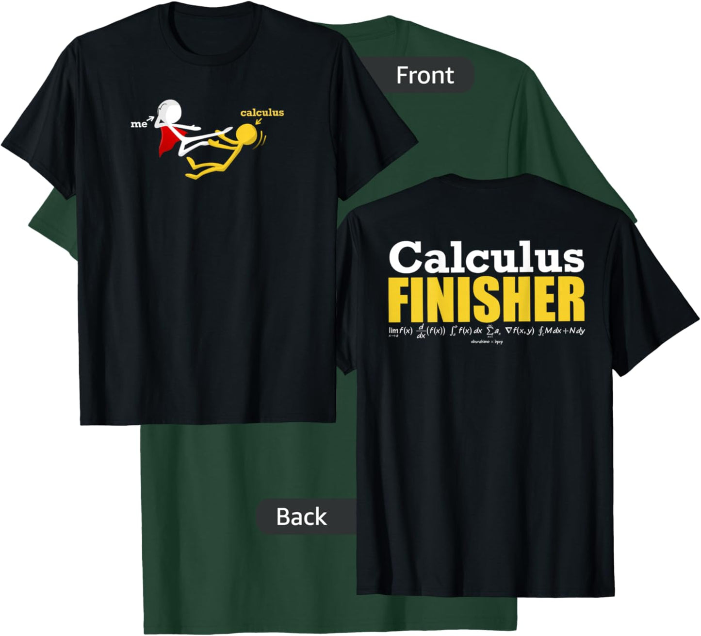 Blackpenredpen Calculus Finisher T-Shirt - T-Shirt | Forest
