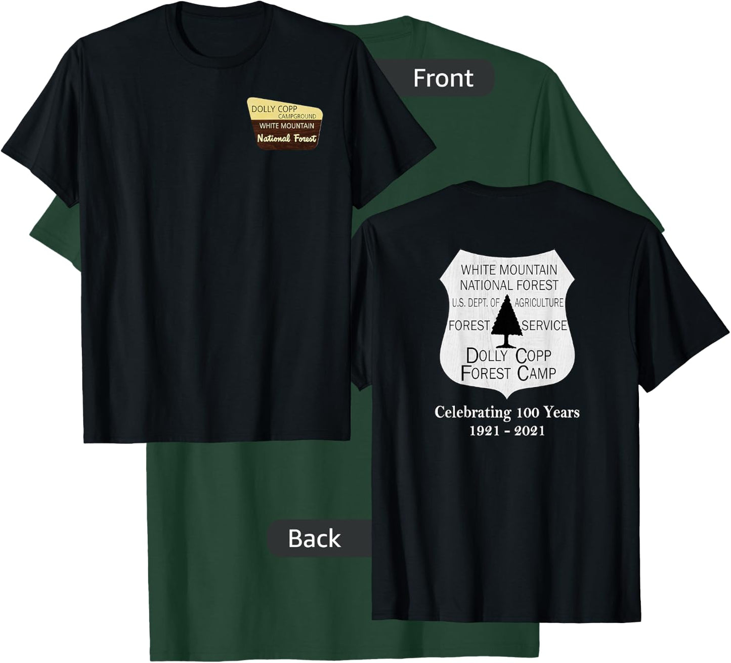 Dolly Copp Campground Centennial T-Shirt - T-Shirt | Forest