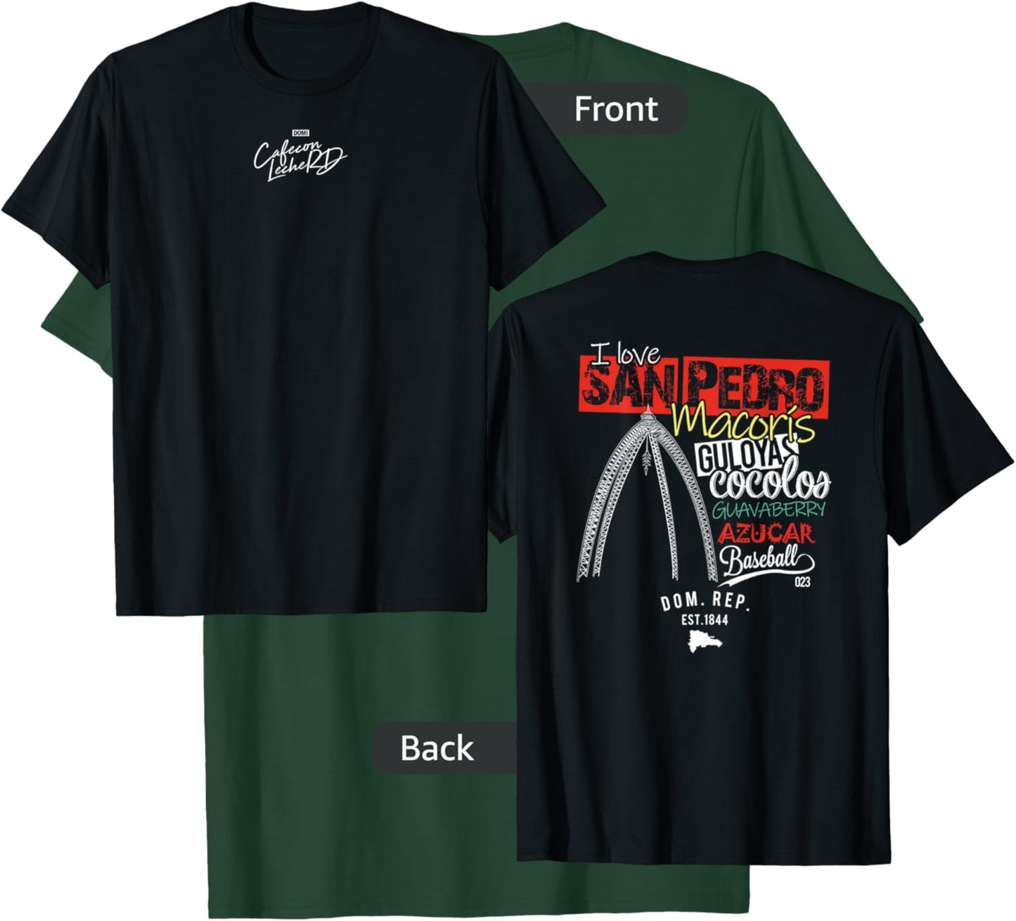 San Pedro de Macorís Dominican Republic tourist souvenir T-Shirt - T-Shirt | Forest