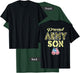 Proud Army Son US Flag Camo Dog Tags Pride Military Child T-Shirt - T-Shirt | Forest