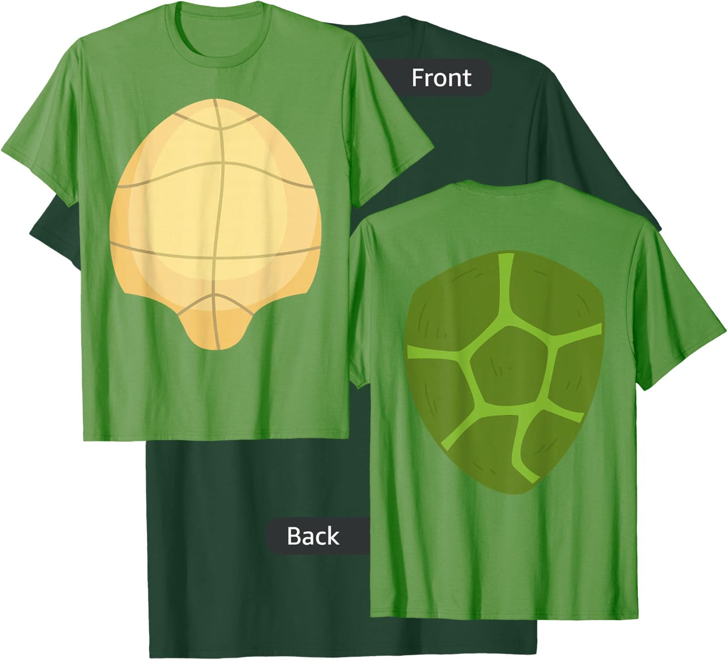 Turtle Shell Costume Tortoise Costume Halloween T-Shirt - T-Shirt | Forest