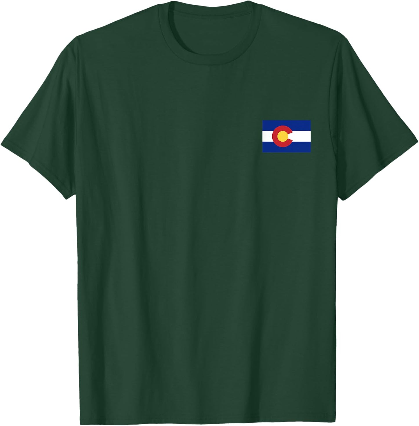 State of Colorado Flag Cool CO Coloradan Flags Women Men T-Shirt - T-Shirt | Forest