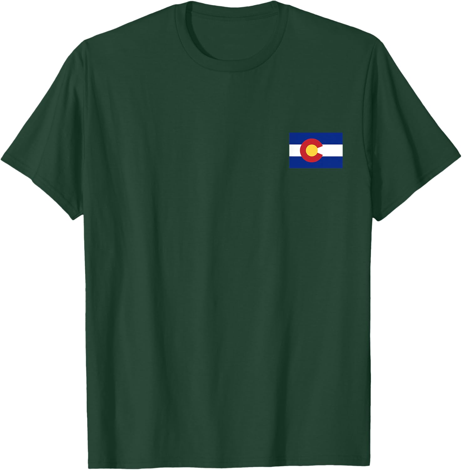 State of Colorado Flag Cool CO Coloradan Flags Women Men T-Shirt - T-Shirt | Forest