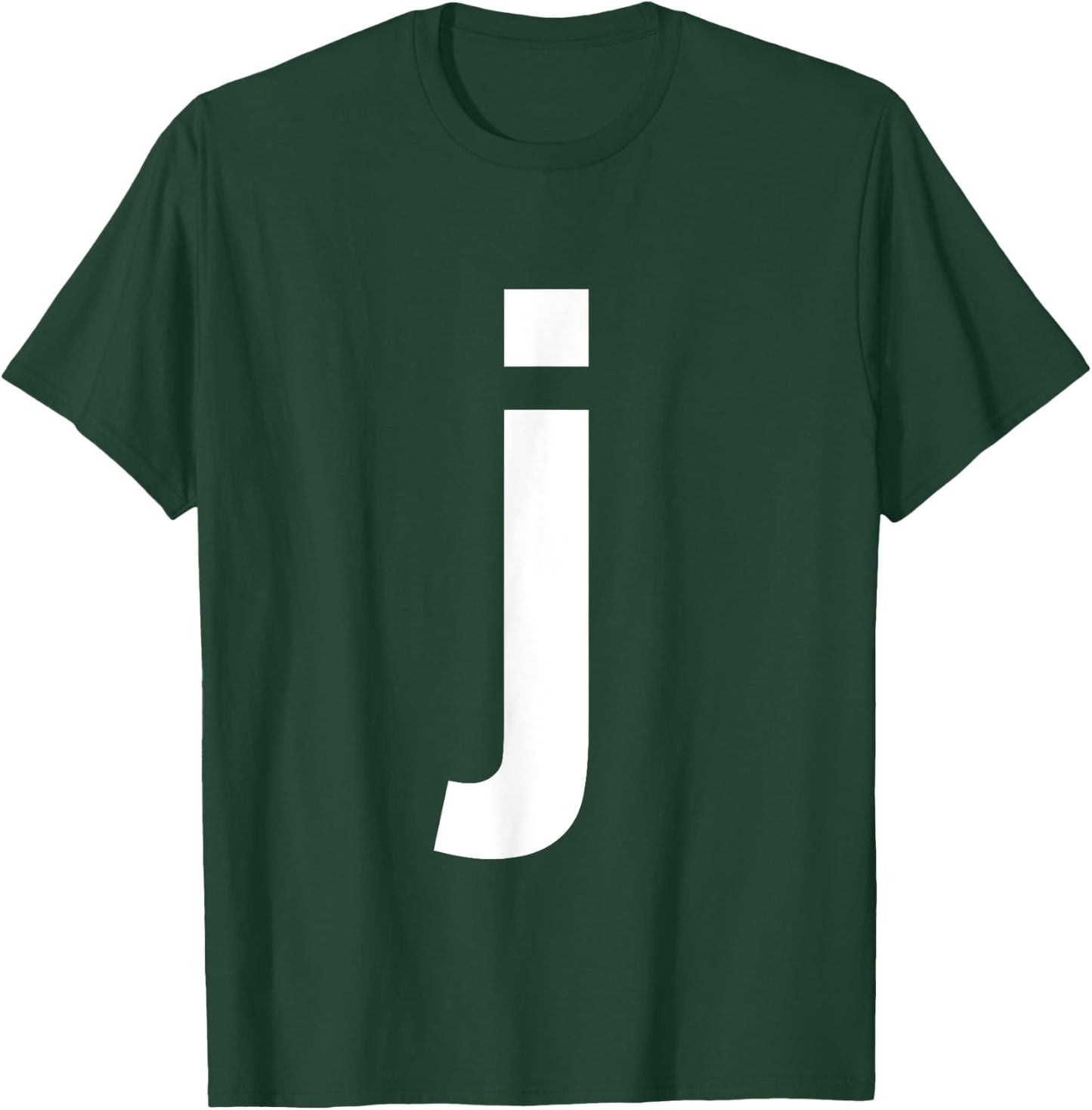 Lower Case Letter J Shirt Alphabet T-Shirt - T-Shirt | Forest