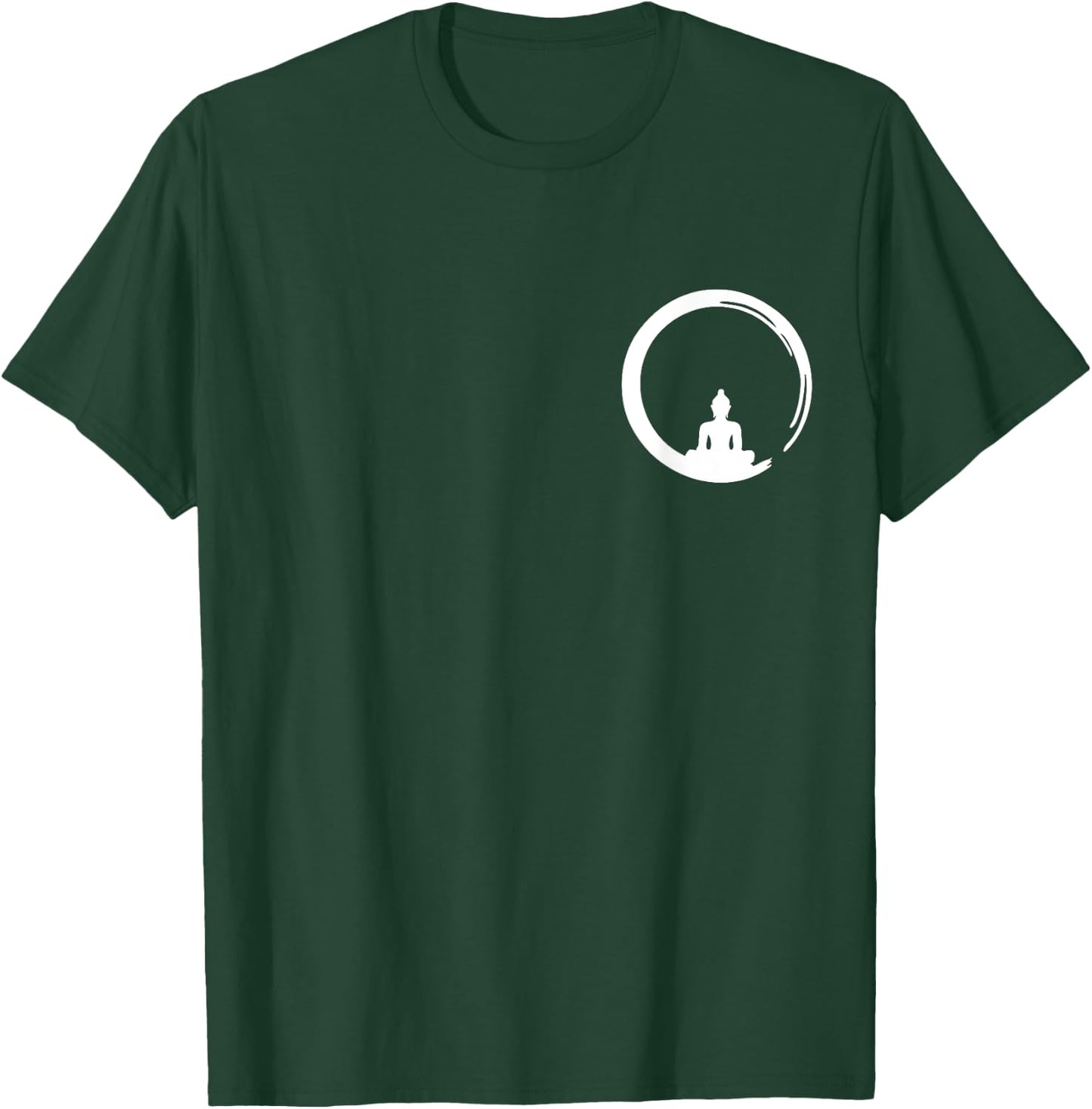 Enso, Zen, Circle, Symbol Buddhism Buddha Meditation Yoga T-Shirt - T-Shirt | Forest