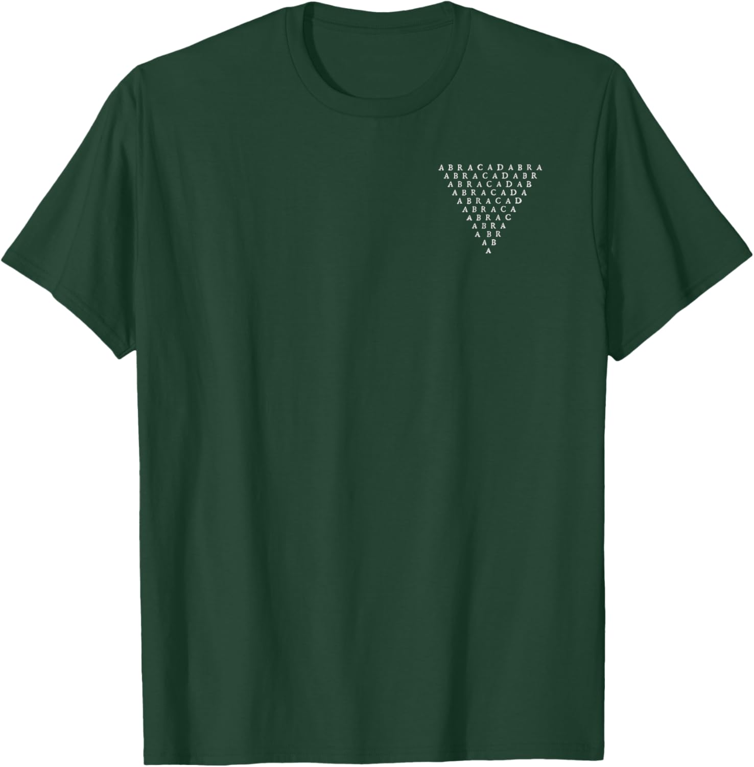 Abracadabra Ancient Magical Word Talisman Incantation T-Shirt - T-Shirt | Forest